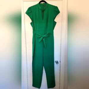 New York & Company Emerald jumpsuit